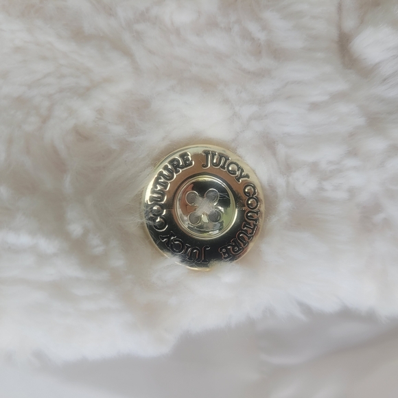 Juicy Couture Kids White Faux Fur Coat - Picture 2 of 7